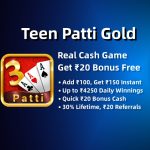 Teen Patti Gold APK Download – Get Rs. 20 Sign-up Bonus for Playing