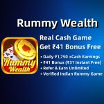 Rummy Wealth App Download – Earn a Signup Bonus of Rs. 41